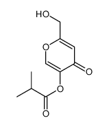 [6-(hydroxymethyl)-4-oxopyran-3-yl] 2-methylpropanoate Structure