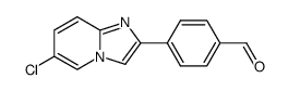 4-(6-Chloro-imidazo[1,2-a]pyridin-2-yl)-benzaldehyde Structure