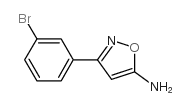 3-(3-BROMOPHENYL)ISOXAZOL-5-AMINE Structure