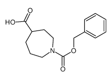 1-[(苄氧基)羰基]氮杂烷-4-羧酸结构式