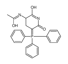 N-[2,6-dioxo-5-(triphenyl-λ5-phosphanylidene)piperidin-3-yl]acetamide结构式