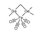 bis(dimethylgermyl)methane-iron tetracarbonyl结构式