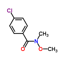 4-Chloro-N-methoxy-N-methylbenzamide Structure