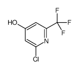 2-chloro-6-(trifluoromethyl)pyridin-4-ol结构式