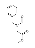 Methyl 2-(N-benzylformamido)acetate structure