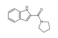 (1H-indol-2-yl)-pyrrolidin-1-yl-methanone structure