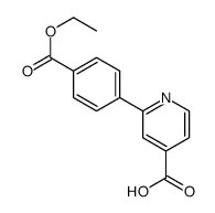 2-(4-ethoxycarbonylphenyl)pyridine-4-carboxylic acid Structure