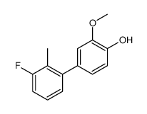 4-(3-fluoro-2-methylphenyl)-2-methoxyphenol Structure