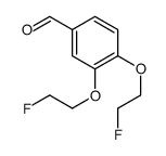 3,4-BIS(2-FLUOROETHOXY)-BENZALDEHYDE结构式