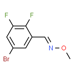 O-Methyl-(E)-5-bromo-2,3-difluorobenzaldehyde oxime结构式