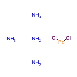 Tetraamminepalladium(II) dichloride Structure