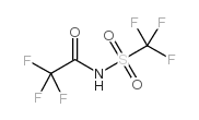 N-(Trifluoromethanesulfonyl)trifluoroacetamide structure