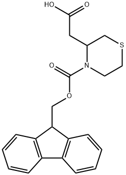 2-(4-[(9h-fluoren-9-ylmethoxy)carbonyl]thiomorpholin-3-yl)acetic acid Structure