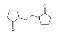 1-[2-(2-oxopyrrolidin-1-yl)ethyl]pyrrolidin-2-one结构式