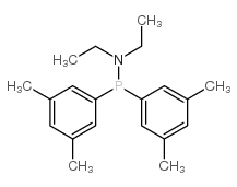 BIS(3,5-DIMETHYLPHENYL)DIETHYLAMINOPHOSPHINE结构式