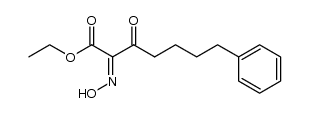 ethyl 2-(hydroxyimino)-3-oxo-7-phenylheptanoate Structure