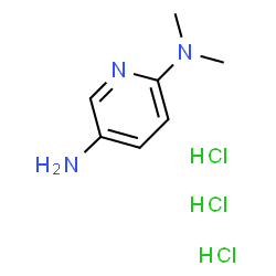 N2,N2-Dimethylpyridine-2,5-diamine trihydrochloride Structure