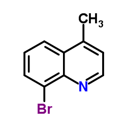 8-Bromo-4-methylquinoline structure