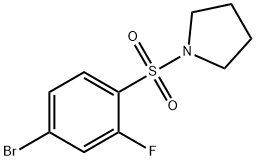 1-(4-bromo-2-fluorobenzenesulfonyl)pyrrolidine picture