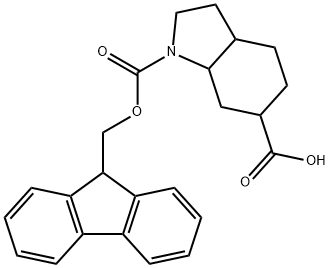 1-{[(9H-fluoren-9-yl)methoxy]carbonyl}-octahydro-1H-indole-6-carboxylic acid Structure