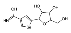 5-[3,4-dihydroxy-5-(hydroxymethyl)oxolan-2-yl]selenophene-3-carboxamide Structure