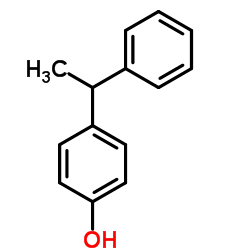 4-(1-苯乙基)苯酚结构式