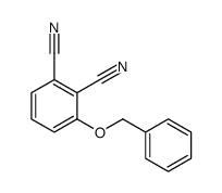 3-phenylmethoxybenzene-1,2-dicarbonitrile Structure