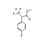 Methyl 3,3,3-Trifluoro-2-(4-fluorophenyl)propanoate Structure