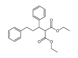 2-(1,3-diphenylpropyl)malonic acid diethyl ester结构式