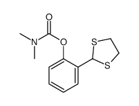 Dimethylcarbamic acid 2-(1,3-dithiolan-2-yl)phenyl ester结构式