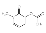 2(1H)-Pyridinone,3-(acetyloxy)-1-methyl-结构式