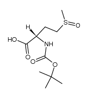 Boc-Met(O)-OH结构式