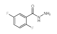 2,5-二氟苯甲酰肼结构式