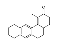 1-Methyl-2-oxo-2,3,4,4a,5,6,7,8,9,10,11-decahydrotetraphen Structure