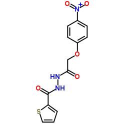 N'-[(4-Nitrophenoxy)acetyl]-2-thiophenecarbohydrazide结构式