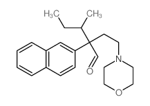 4-Morpholinebutanal, a-(1-methylpropyl)-a-2-naphthalenyl- structure