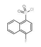 4-fluoronaphthalene-1-sulfonyl chloride structure