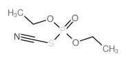 Phosphoro(thiocyanatidic)acid, diethyl ester (8CI,9CI)结构式