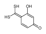 4-[bis(sulfanyl)methylidene]-3-hydroxycyclohexa-2,5-dien-1-one结构式