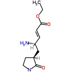 (2E,4S)-4-Amino-5-[(3S)-2-oxo-3-pyrrolidinyl]-2-pentenoic Acid Ethyl Ester结构式