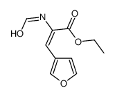 ethyl 2-formamido-3-(furan-3-yl)prop-2-enoate Structure