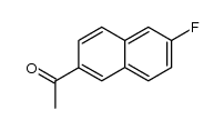 1-(6-Fluoronaphthalen-2-yl)ethanone Structure