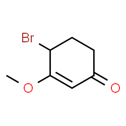 2-Cyclohexen-1-one,4-bromo-3-methoxy-(9CI) structure