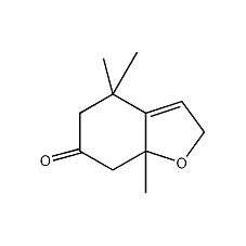 4,5,7,7a-四氢-4,4,7a-三甲基-6(2H)苯并呋喃酮结构式