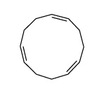 (5Z)-1,5,9-Cyclododecatriene Structure