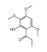 1-(2-hydroxy-3,4,6-trimethoxyphenyl)propan-1-one结构式