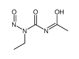 1-Acetyl-3-ethyl-3-nitrosourea structure