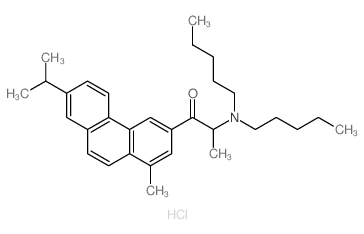 2-(dipentylamino)-1-(1-methyl-7-propan-2-yl-phenanthren-3-yl)propan-1-one Structure