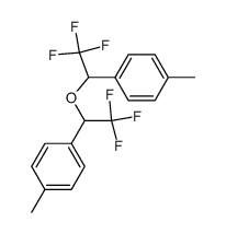 di-p-methyl-α-trifluoromethylbenzyl ether Structure