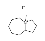 4-methyl-octahydro-pyrrolo[1,2-a]azepinium, iodide结构式